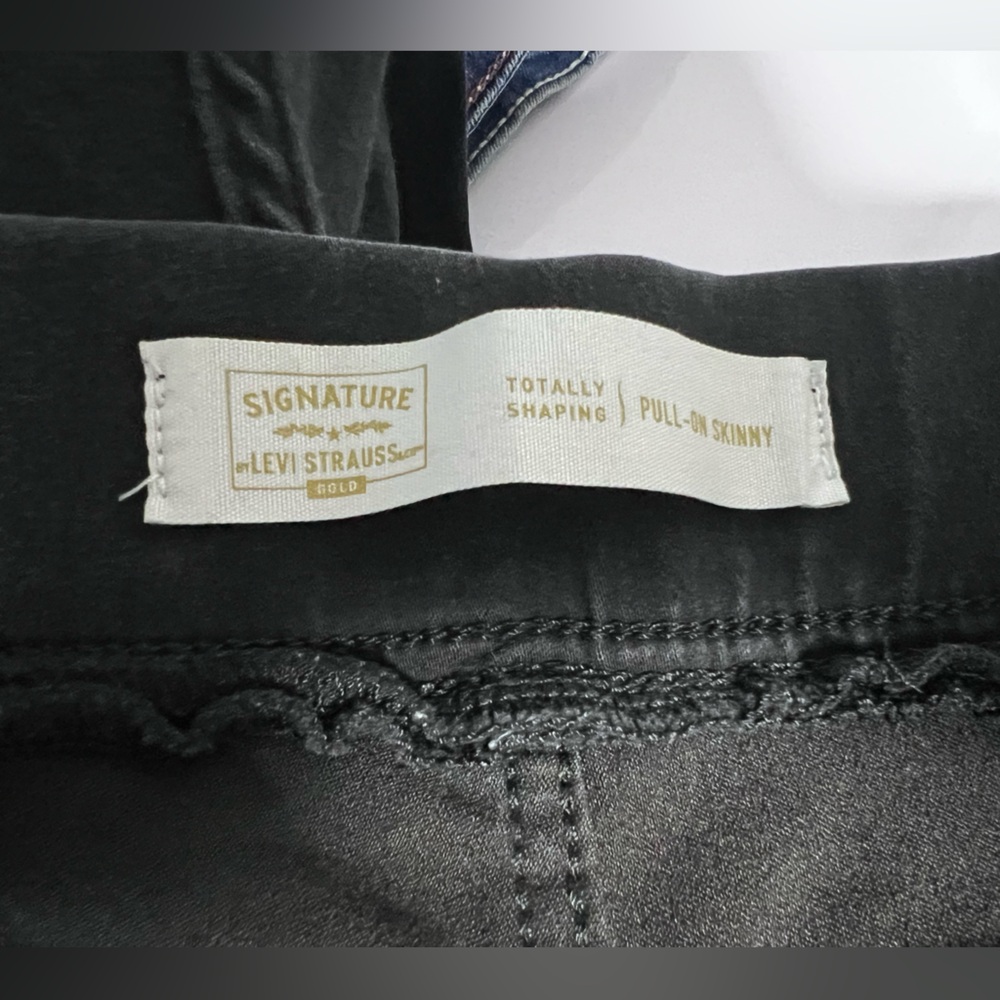 Signature by Levi Strauss Black Skinny Pants